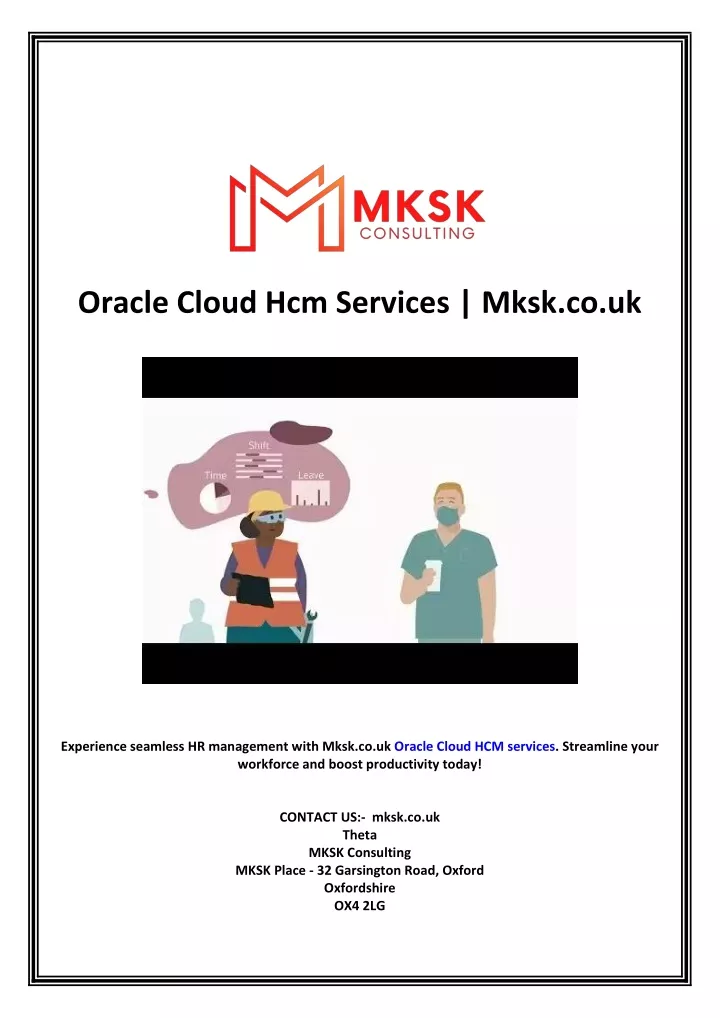 oracle cloud hcm services mksk co uk