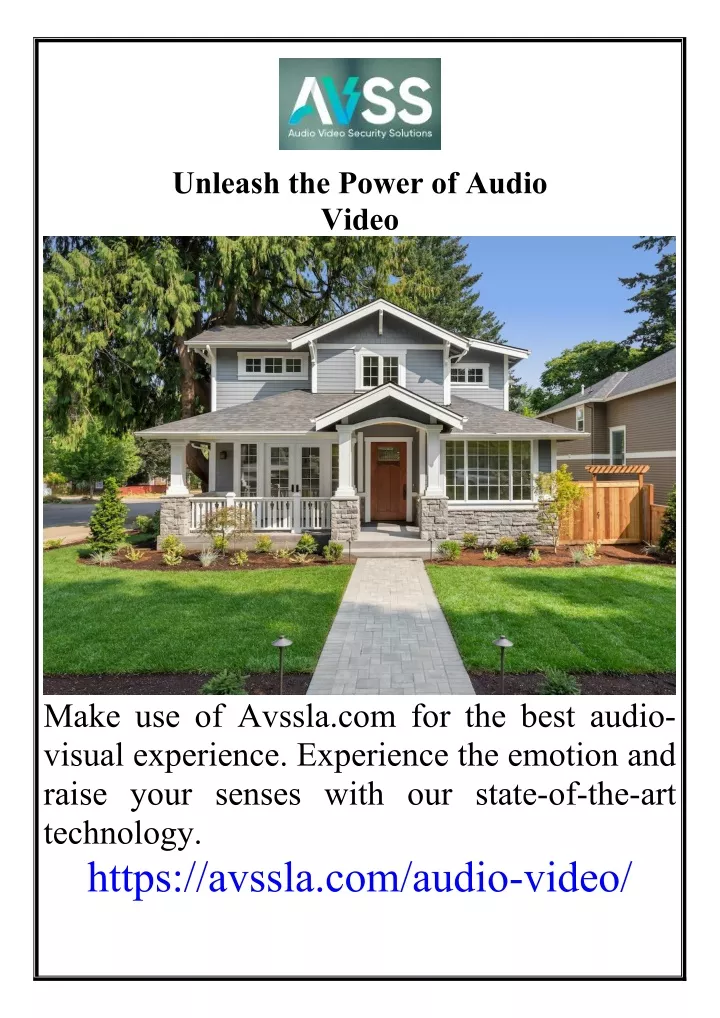 unleash the power of audio video