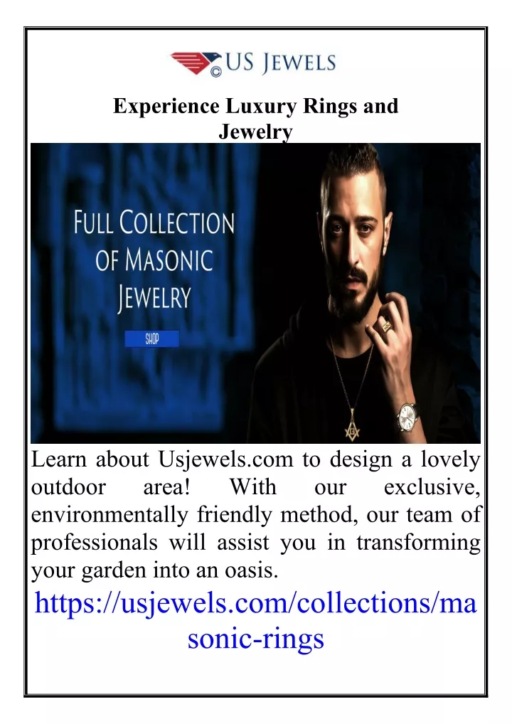 experience luxury rings and jewelry