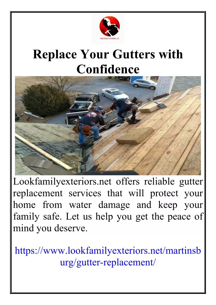 replace your gutters with confidence