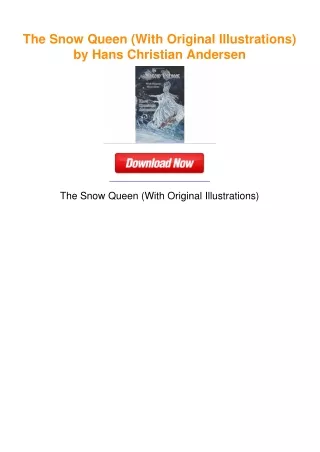 The Snow Queen (With Original Illustrations) by Hans Christian Andersen