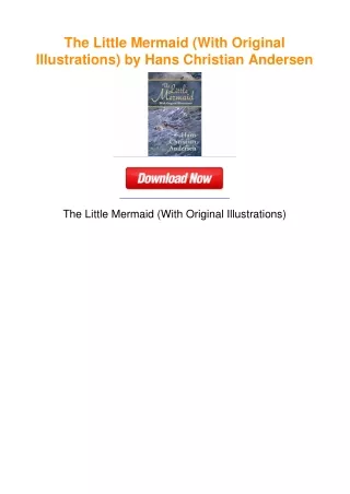 The Little Mermaid (With Original Illustrations) by Hans Christian Andersen