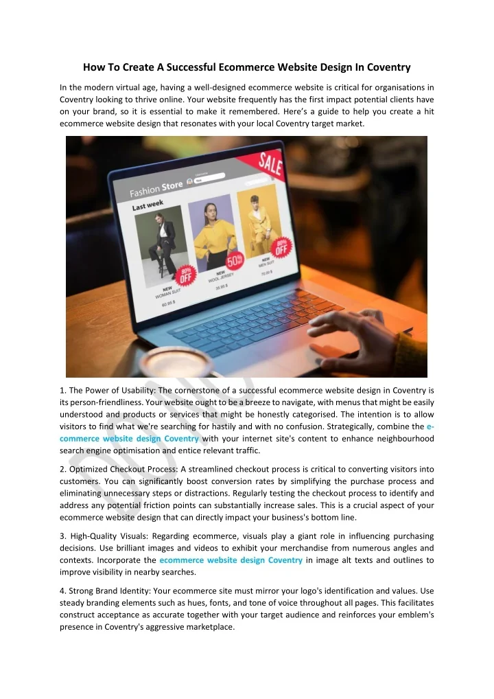 PPT - How To Create A Successful Ecommerce Website Design In Coventry ...
