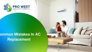 common mistakes in ac replacement