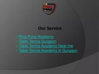 our service