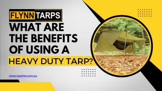 WHAT ARE THE BENEFITS OF USING A HEAVY DUTY TARP?