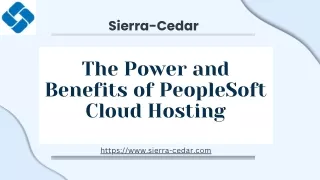 The Power and Benefits of PeopleSoft Cloud Hosting