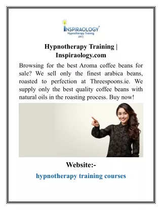 Hypnotherapy Training Courses  Inspiraology