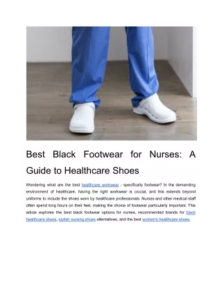 Best-Black-Footwear-for-Nurses-A-Guide-to-Healthcare-Shoes