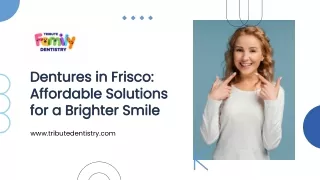 Affordable Dentures in Frisco Tx