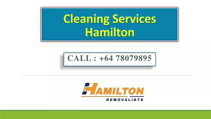 cleaning services hamilton