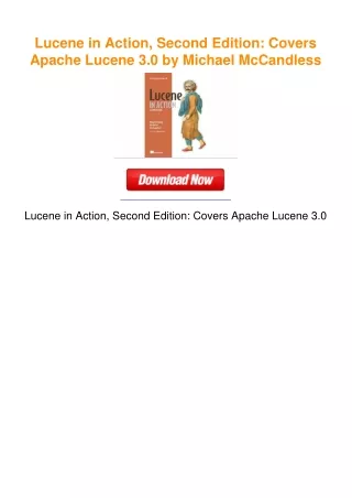 Lucene in Action, Second Edition: Covers Apache Lucene 3.0 by Michael