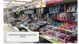 important stationary for your office