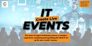 Best IT for Event Management Services with Create Live - Dubai