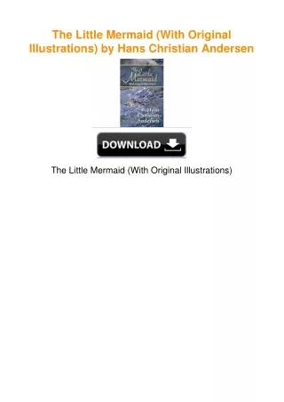 The Little Mermaid (With Original Illustrations) by Hans Christian Andersen
