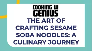 Sesame Soba Noodles