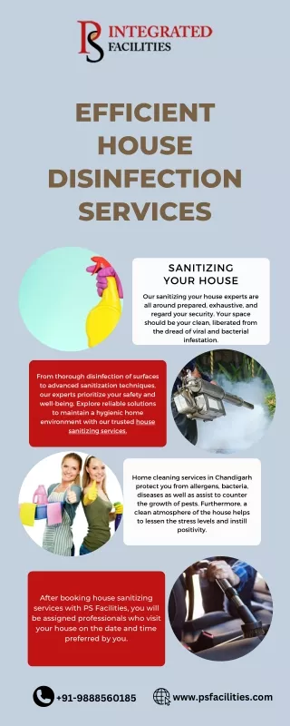Efficient House Disinfection Services