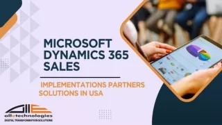 Microsoft Dynamics 365 Sales _ Implementations Partners Solutions in the USA