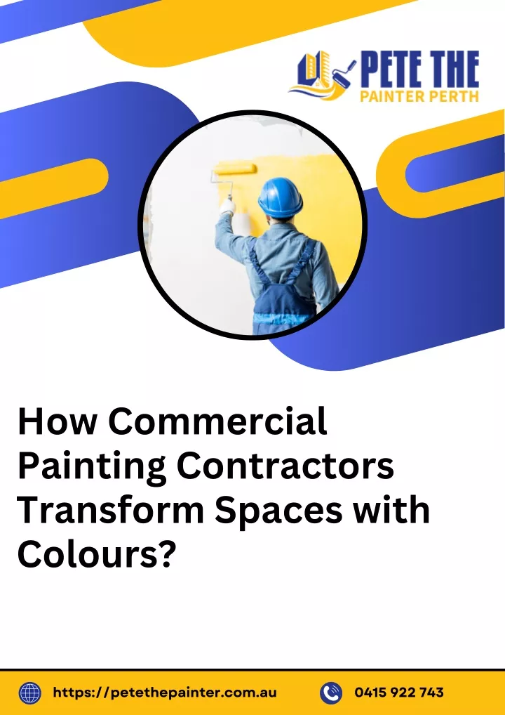 how commercial painting contractors transform