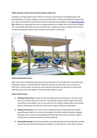 shade and style patio covers for every season