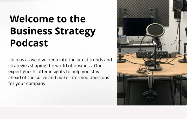 welcome to the business strategy podcast