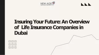 Life Insurance Companies in Dubai
