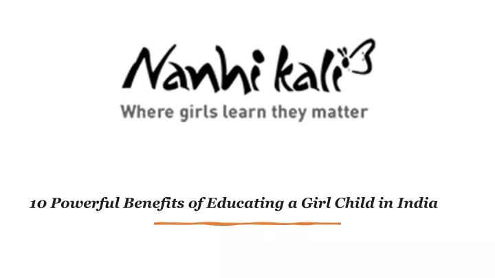 10 powerful benefits of educating a girl child