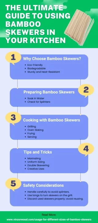 The Ultimate Guide to Using Bamboo Skewers in Your Kitchen [Infographic]