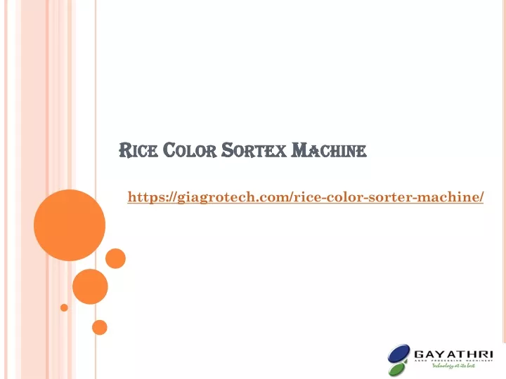 rice color sortex machine