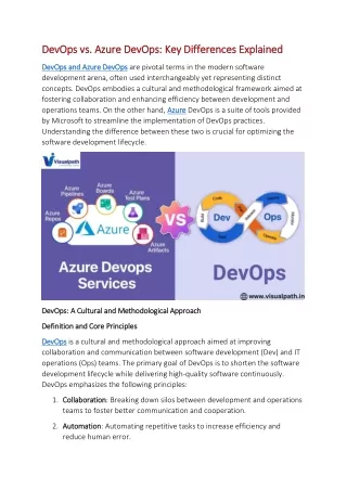 devops vs azure devops key differences explained
