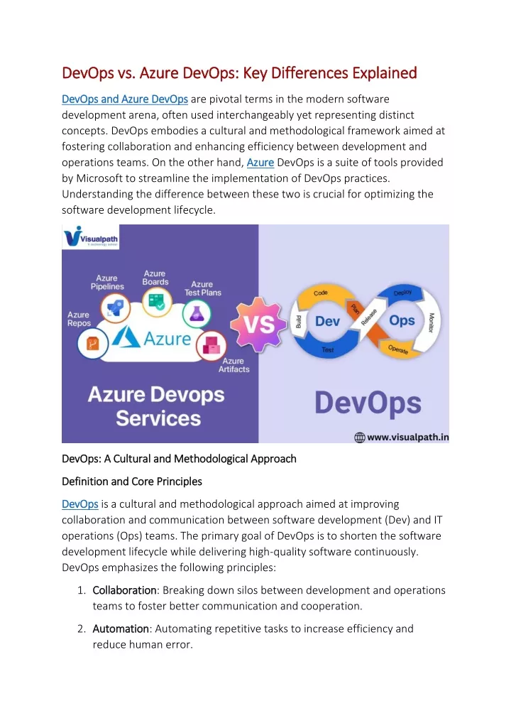 devops vs azure devops key differences explained