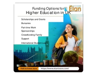 Funding Options for Higher Education in UK