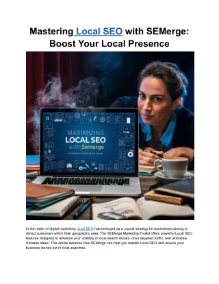 Mastering Local SEO with SEMerge_ Boost Your Local Presence