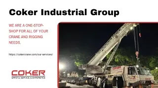 Comprehensive Industrial Crane Solutions: Coker Industrial Group, Florida