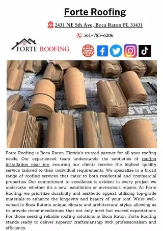 Forte Roofing