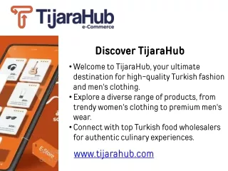 Elevate Your Style with Turkish Fashion Online at TijaraHub