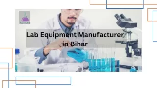 Lab Equipment Manufacturer in Bihar
