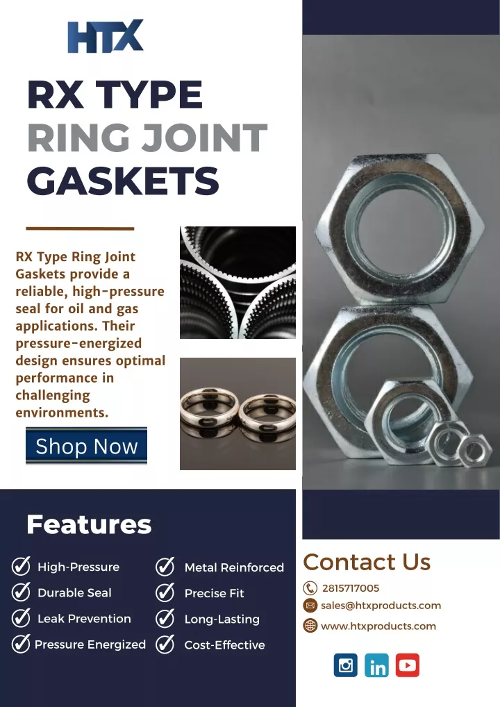 rx type ring joint gaskets