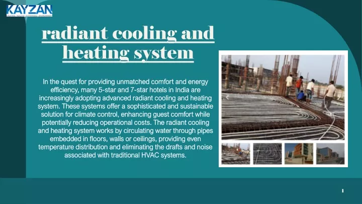 radiant cooling and heating system