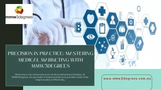 Precision in Practice Mastering Medical Marketing with MMW3Degrees