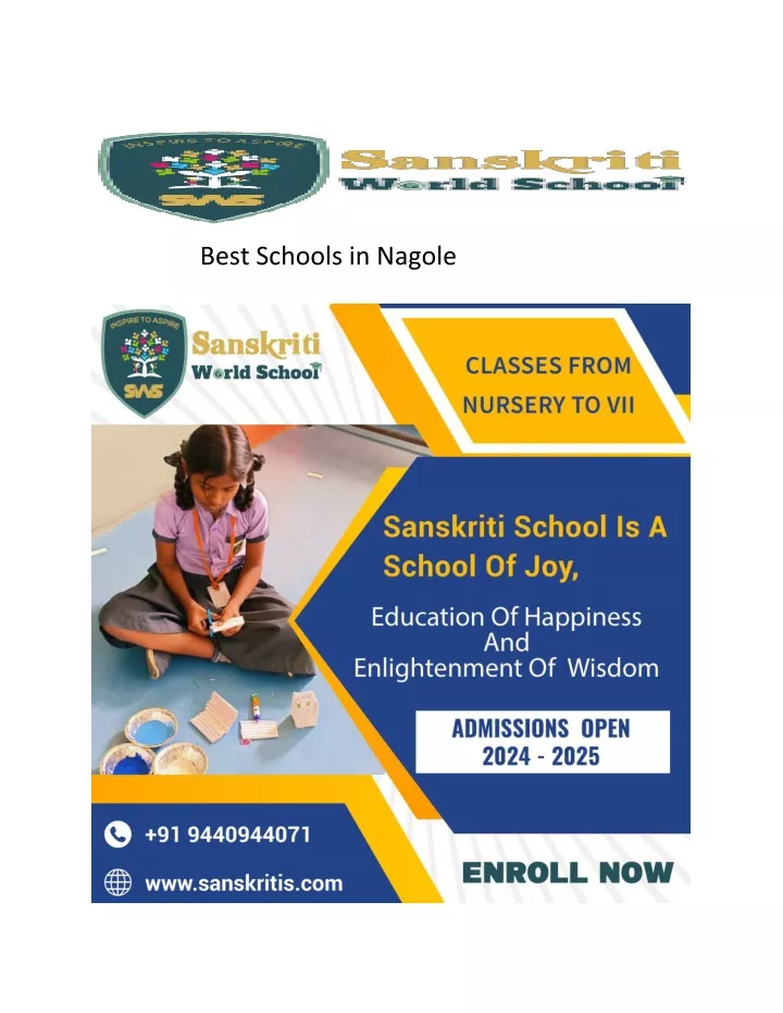 best schools in nagole