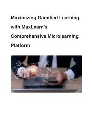 maximizing gamified learning