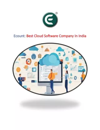 Ecount: Best Cloud Software Company In India