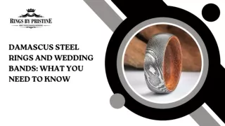 DAMASCUS STEEL RINGS AND WEDDING BANDS: WHAT YOU NEED TO KNOW