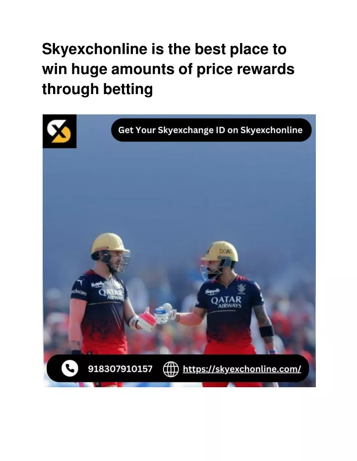 skyexchonline is the best place to win huge