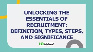 unlocking the essentials of recruitment
