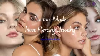 Premium Nose Piercing Jewelry at FreshTrends