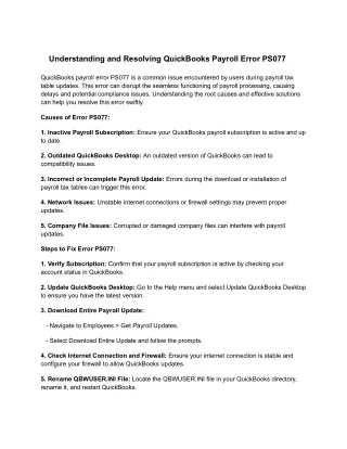 understanding and resolving quickbooks payroll