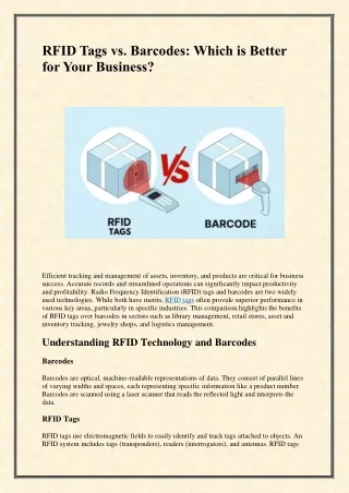 rfid tags vs barcodes which is better for your