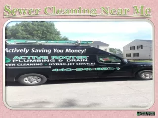 sewer cleaning near me